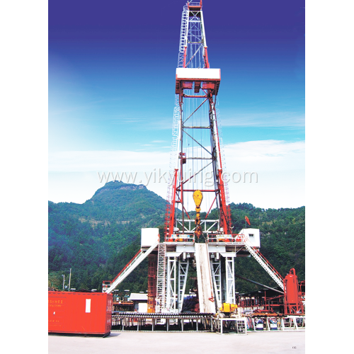 onshore land drilling rig for gas and oil